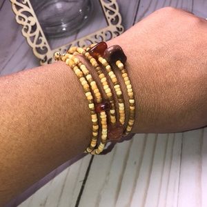 ‼️ Women’s Handmade Memory Wire Bracelet